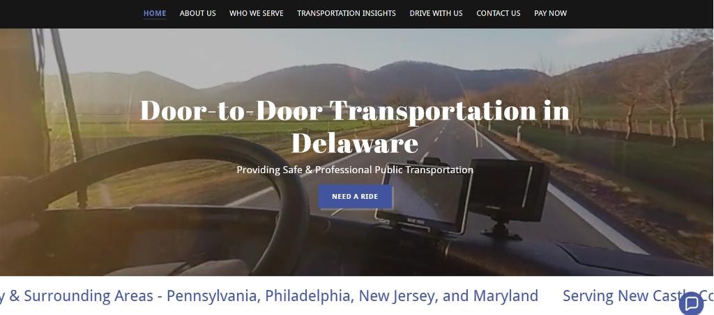 Keval Transportation Service website preview